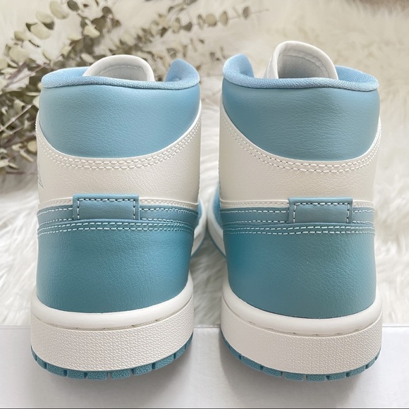 Jordan 1 Mid Sail Worn Blue UNC PRICE FIRM - Picture 7 of 13